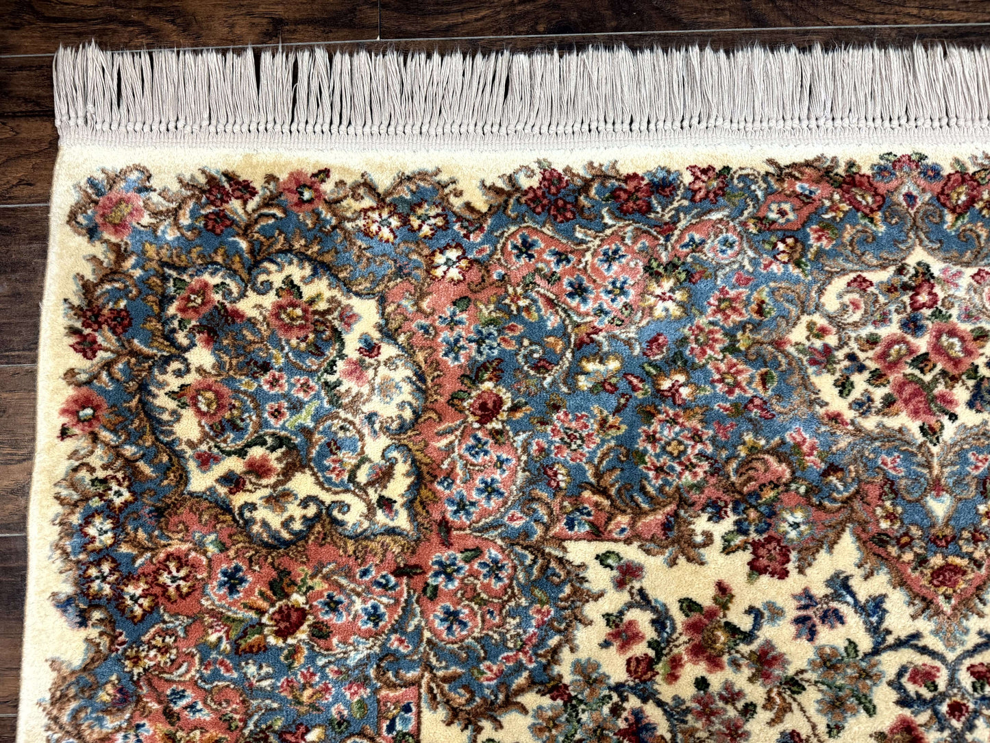 Karastan Kirman Wool Rug Ivory 8.8 X 12 Vintage 700 Series 788