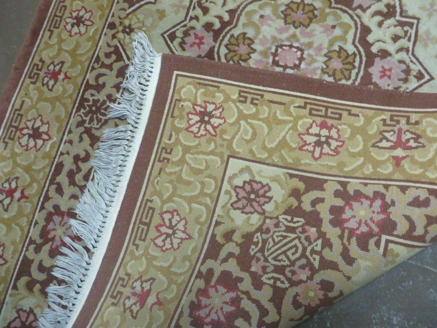 Vintage Chinese Wool Rug 4x6