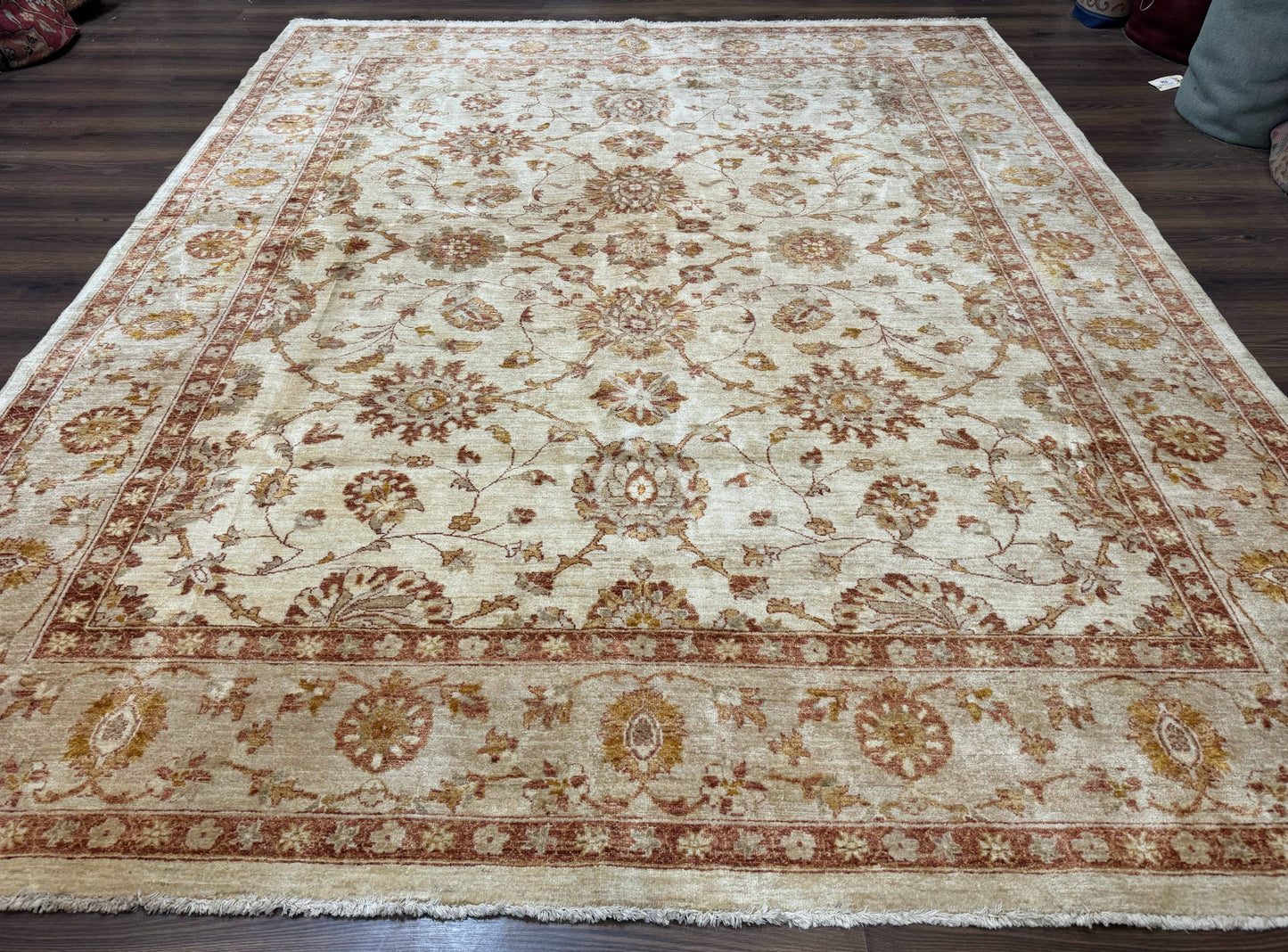 Peshawar Rug 8x10 Pakistani Wool Handmade