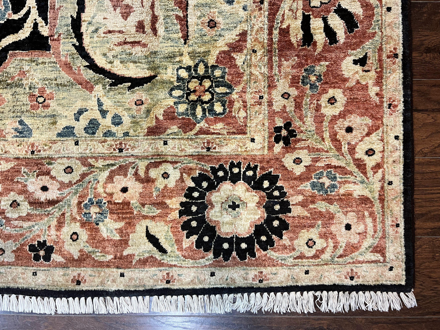 Pak Persian Rug 8x10 Mahal Sultanabad Vintage Medallion Wool Carpet