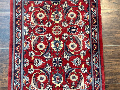 Persian Handmade Wool Rug Small Pak Red Traditional Area Rug