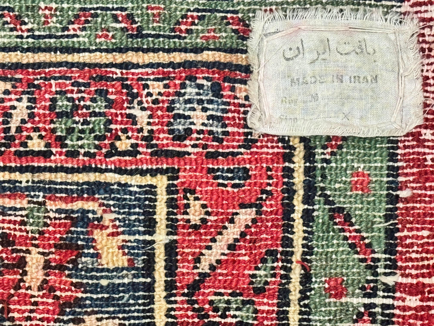 Persian Hamadan Tribal Rug 8x10 Wool Handmade Medallion Carpet