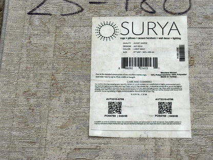 Modern Turkish Oushak Rug 7x9, Netural Colors