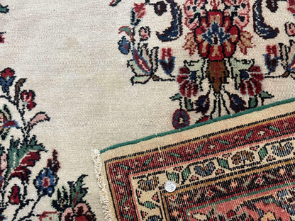 Palace Size Persian Rug 10X21 Ft Hamadan Bibikabad Antique Wool Ivory Field Oversized