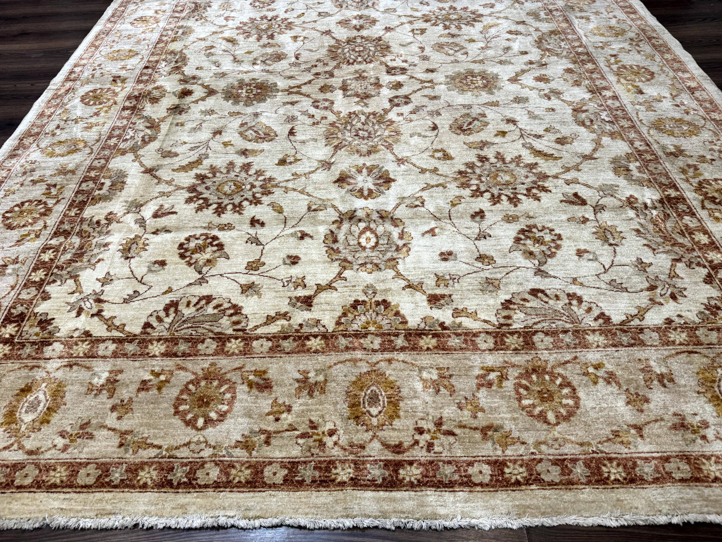 Peshawar Rug 8x10 Pakistani Wool Handmade