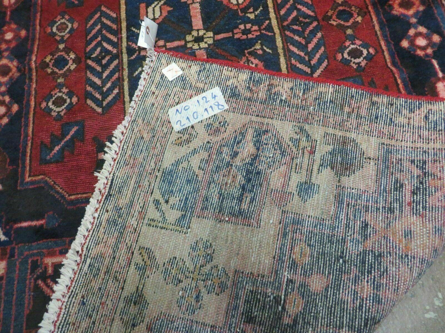 Antique Turkish Anatolian Wool Rug Handmade Vegetable Dye 47x82 Handwoven Classic Pattern