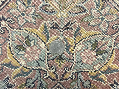 Pak Persian Rug 5x8, Handmade Wool Oriental Carpet, Vintage Rug, Floral Allover, Very Fine 320 KPSI