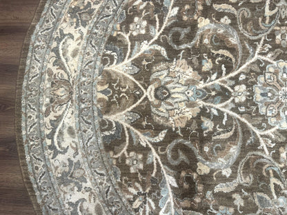 Round Karastan Rug 8x8 ft, Euphoria New Bridge Karastan Rug, Indo Mahal Design