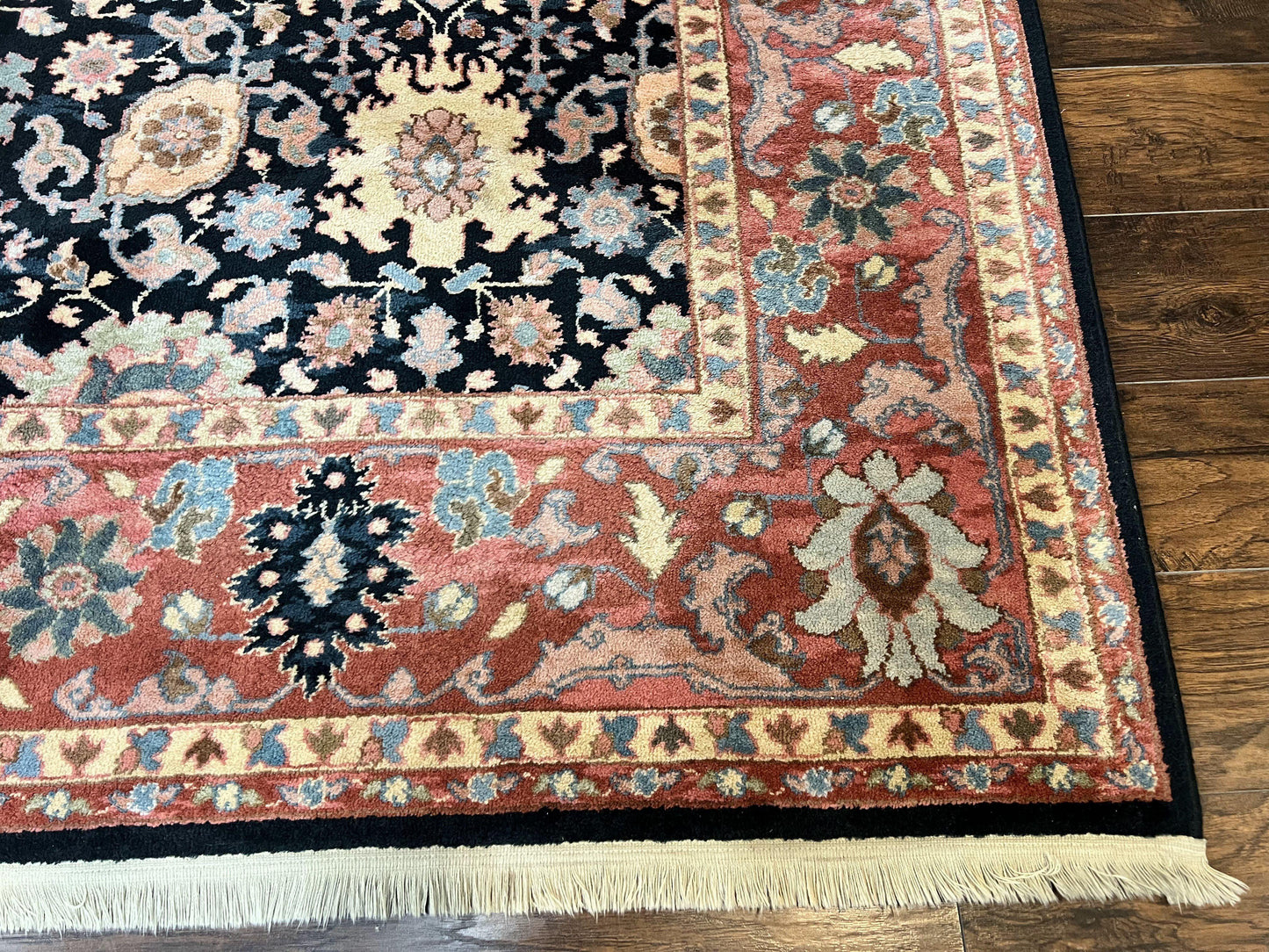 Karastan Rug 8 x 11.7, Karastan Williamsburg Kurdish Pattern 559, Wool Pile Vintage Karastan Carpet, Discontinued, Room SIzed Area Rug