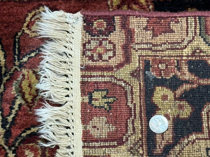 Indo Persian Rug 9x12, Bakhtiari Panel Design, Multicolor, Soft Wool Pile