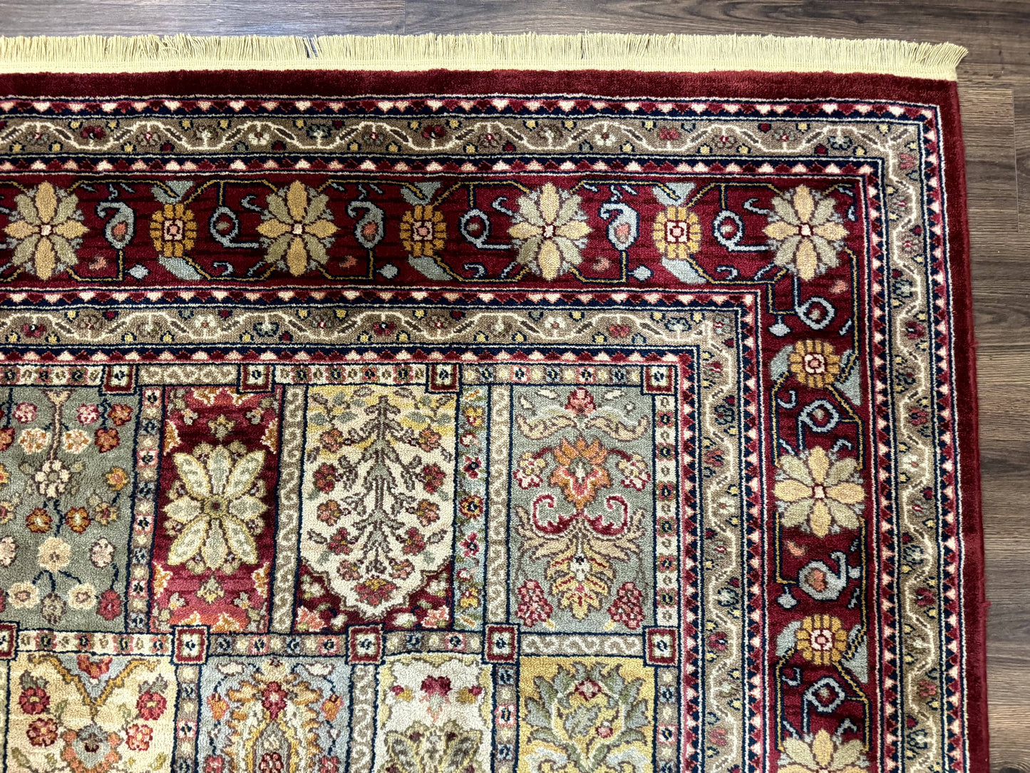 Karastan Bakhtiyari Rug Antique Legends Wool Carpet Multicolor Panel 8.8 x 10