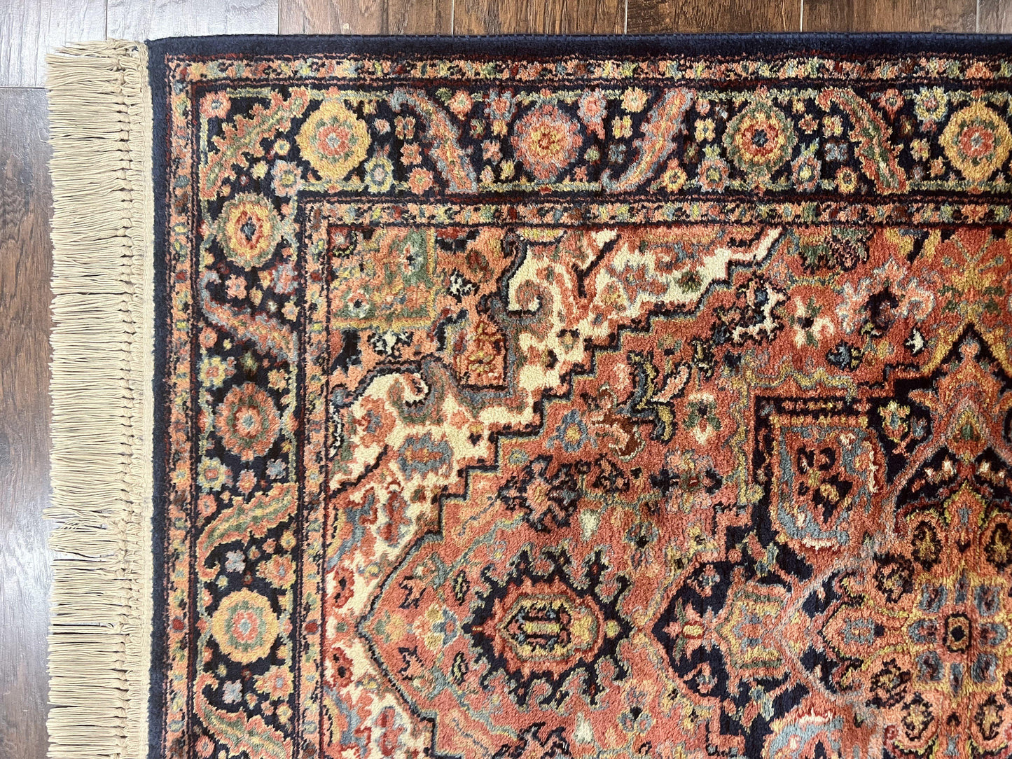 Karastan Rug Heriz Wool Rug 4x6 726 Vintage Discontinued 700 Series