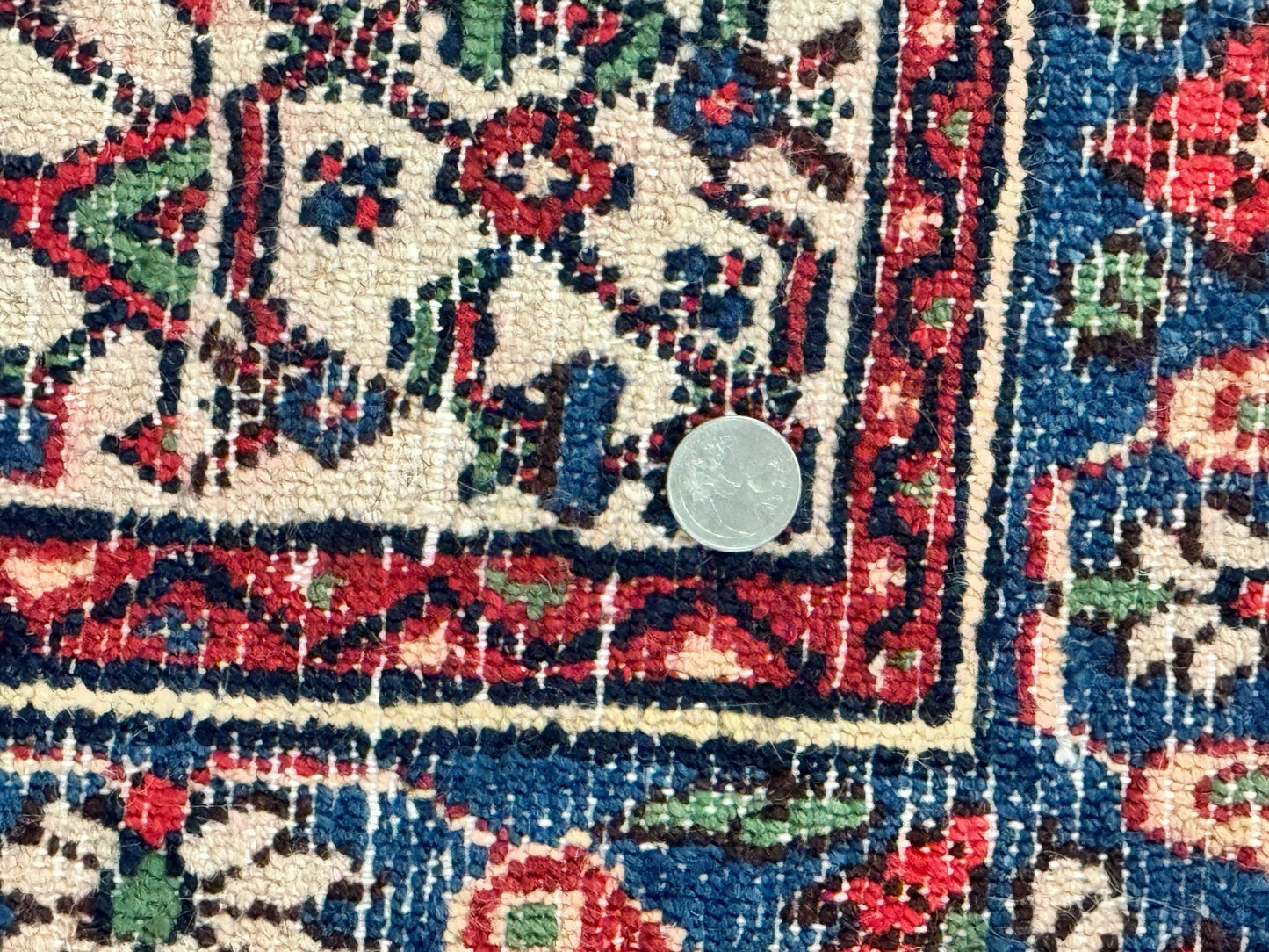Persian Hamadan Tribal Rug 8x10 Wool Handmade Medallion Carpet
