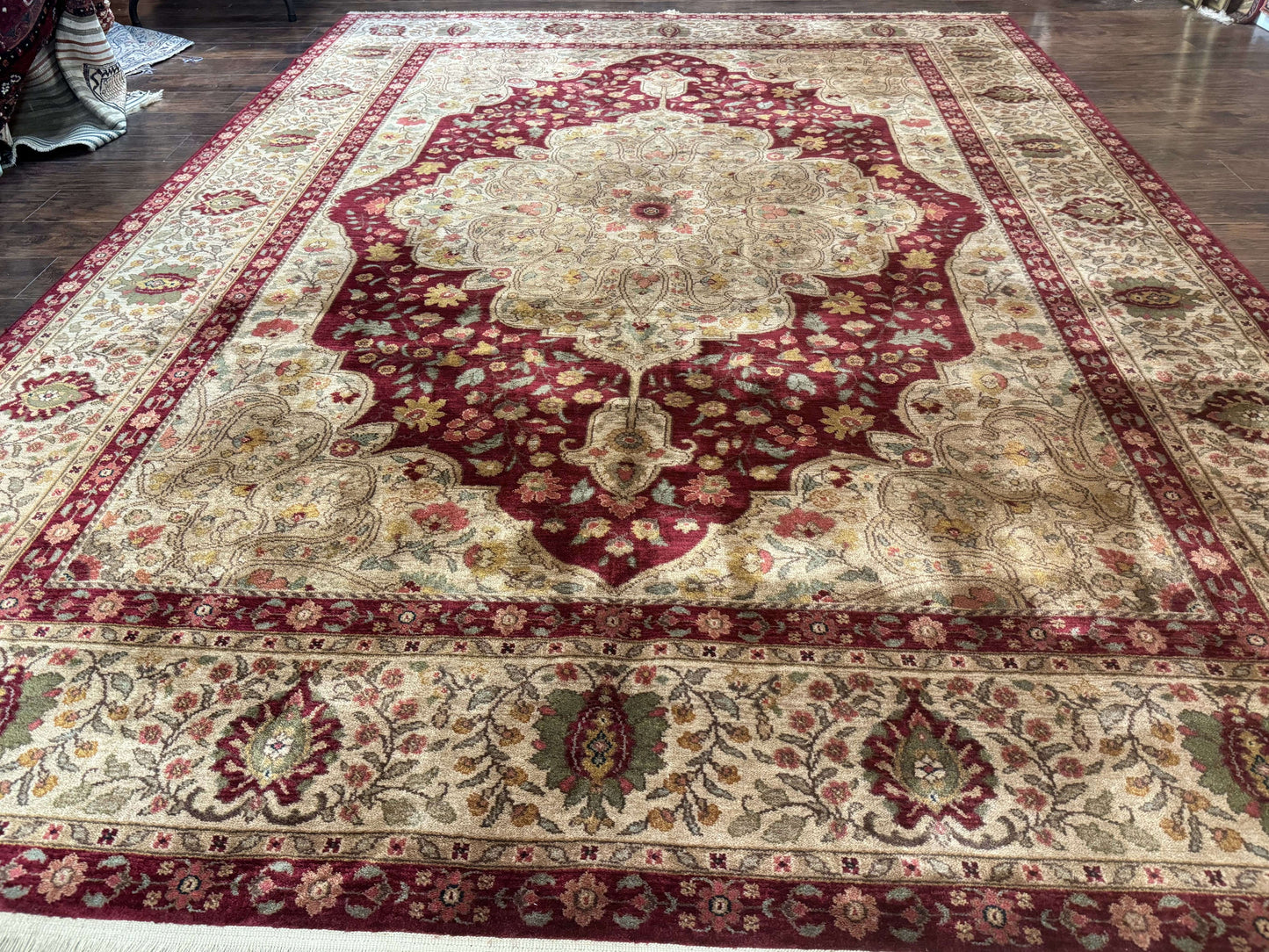 Karastan Rug 8.8 x 12, Antique Legends Royal Tabriz, Wool Pile, Vintage, Rare