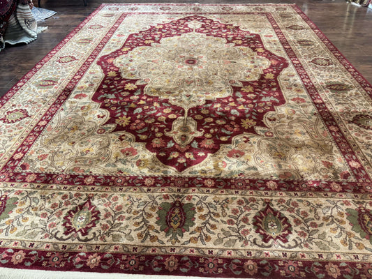 Karastan Rug 8.8 x 12, Antique Legends Royal Tabriz, Wool Pile, Vintage, Rare