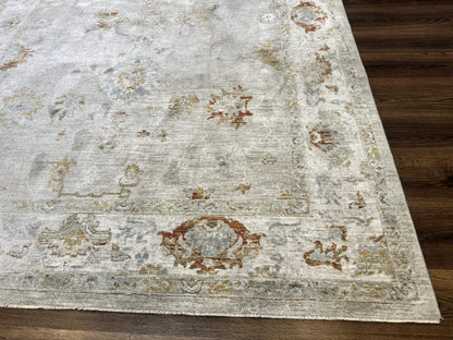 Modern Turkish Oushak Rug 7x9, Netural Colors