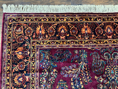 Karastan Rug Antique Wool Pile Sarouk Lanamar 8.6x12 Vintage Discontinued