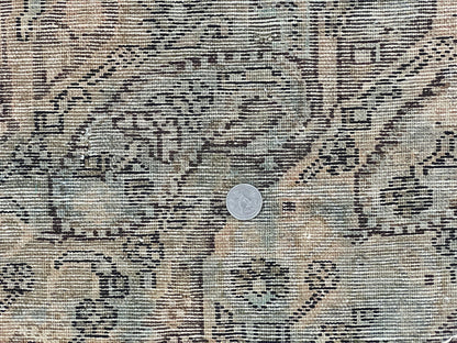 Antique Persian Malayer Runner Rug 3x16, Repeated Boteh Paisley Design, Rare Rug, 1920s Antique Oriental Carpet, Wool Handmade Hand Knotted 3 x 16 ft Rug