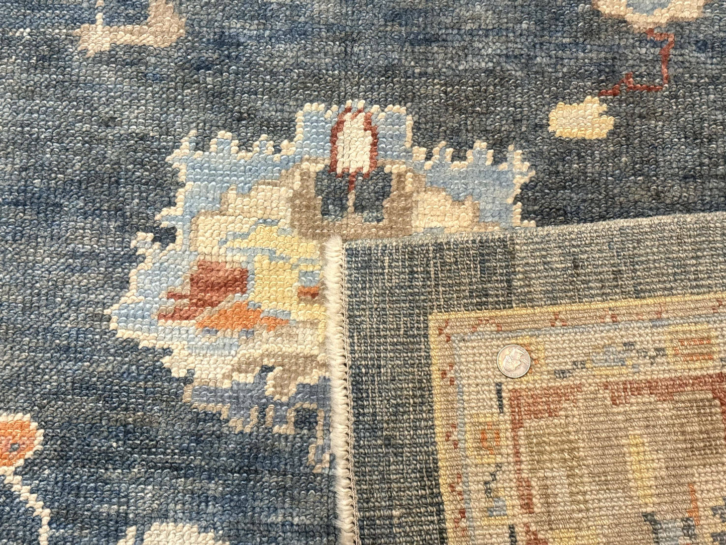 Turkish Oushak Rug 6x9 Sultanabad Carpet Handmade Wool Vintage Oriental Rug