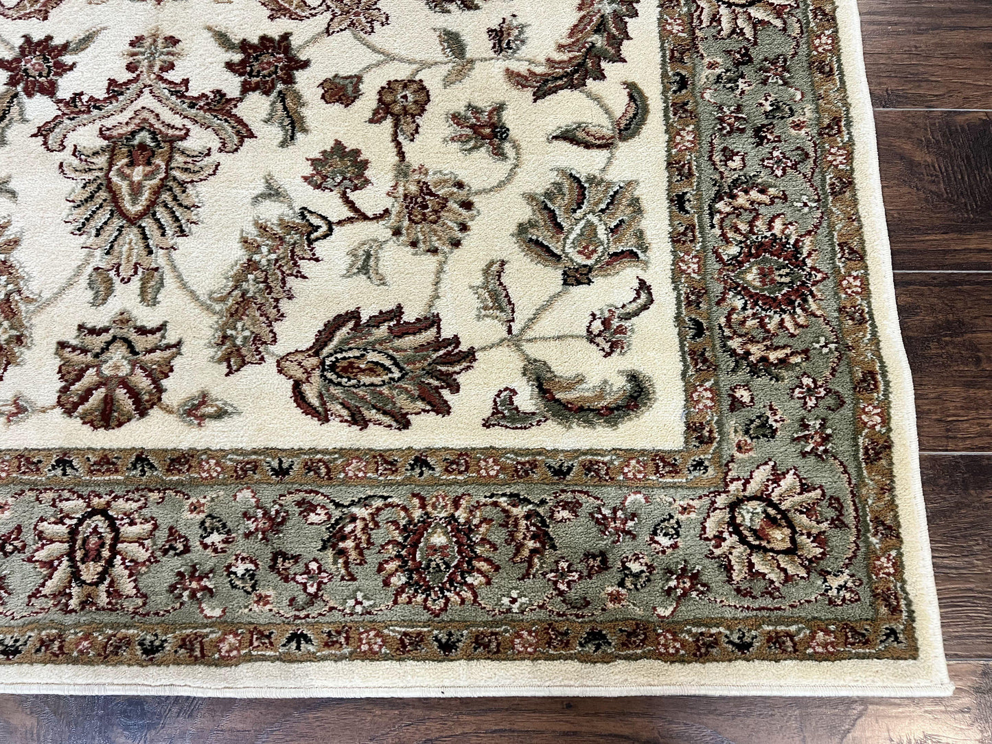 Floral Oriental Rug 5x7 Turkish Power Loomed Carpet With Traditional Design