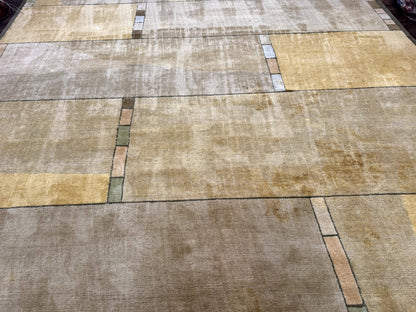 Tufenkian Tibetan Rug 12x16 Handmade Wool Palace