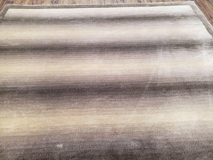 Safavieh Tibetan Handmade Wool Rug 6x9 Oriental Carpet Brown And Beige