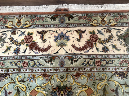 Palace Size Persian Tabriz Rug 12x17, Medallion Carpet, Fine 250 KPSI, Stunning