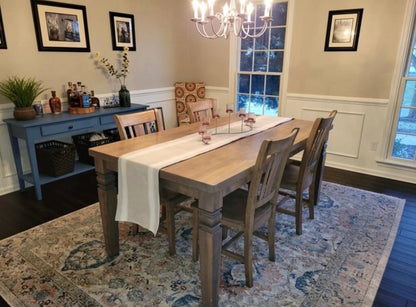Java Leg Dining Table Handmade From Kiln Dried Hard Maple