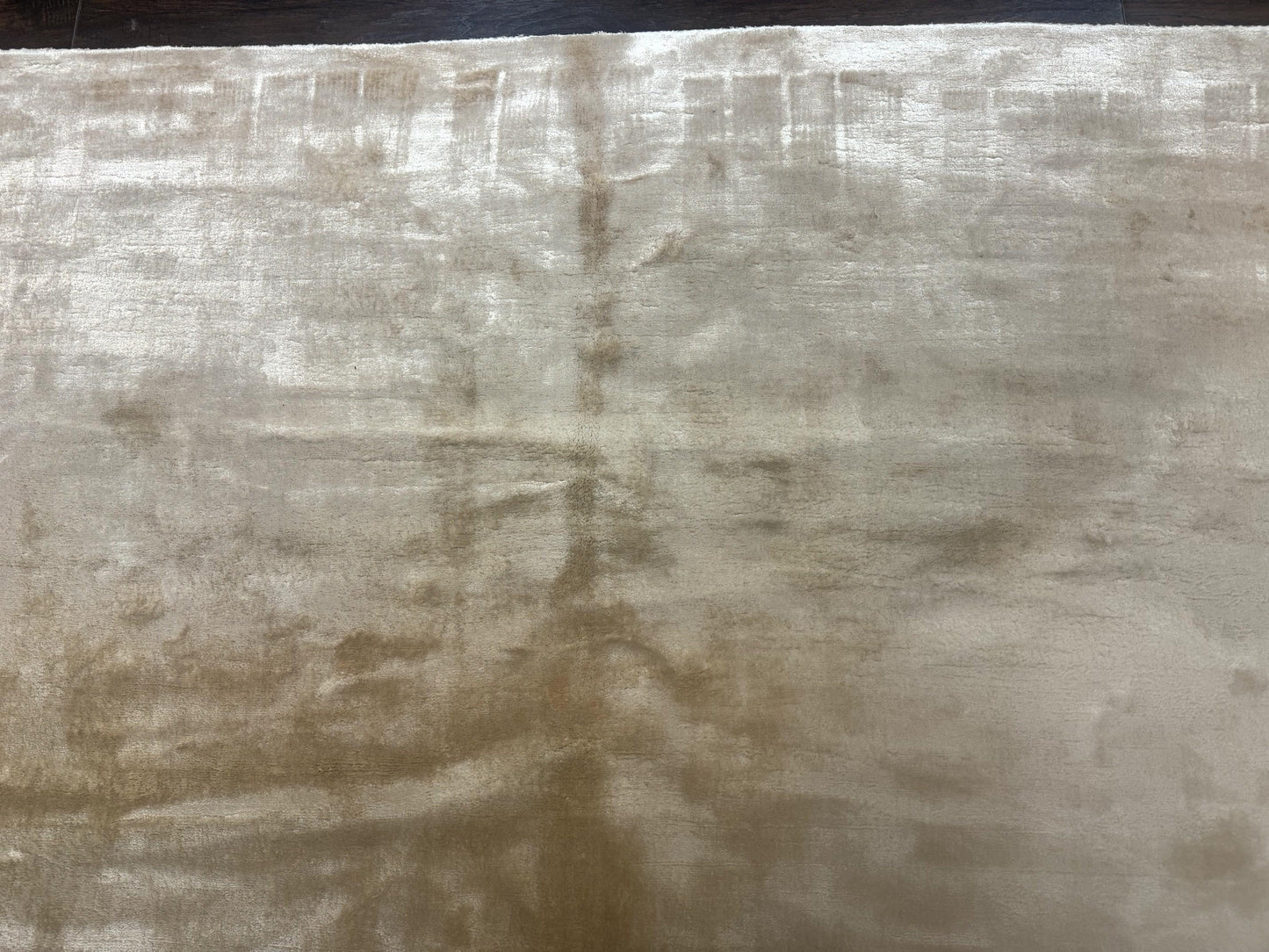 Silk Tibetan Rug 9x11 Hand Knotted Handmade Area Rug Modern Contemporary Carpet