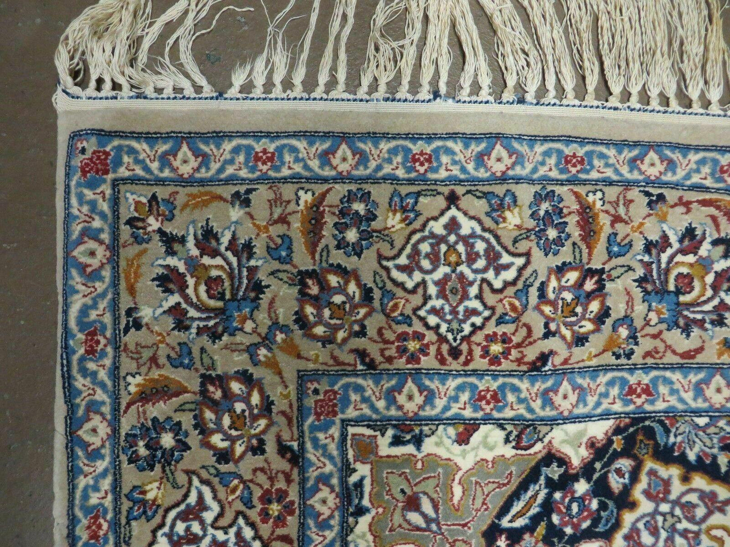 Hand Knotted Oriental Wool Silk Rug 4x6 Accent Carpet Handmade Beauty