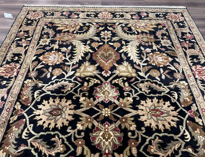 Indo Mahal Sultanabad Rug 8x11 Vintage Handmade Wool Floral Oriental Carpet