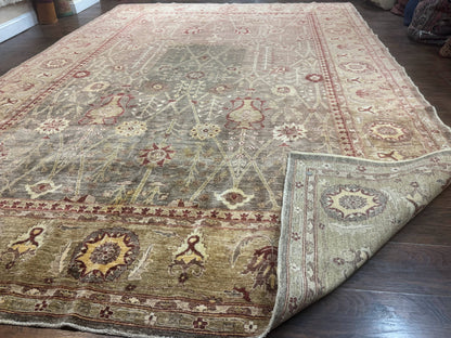 Pakistani Rug 10x14, Large Peshawar Chobi Carpet