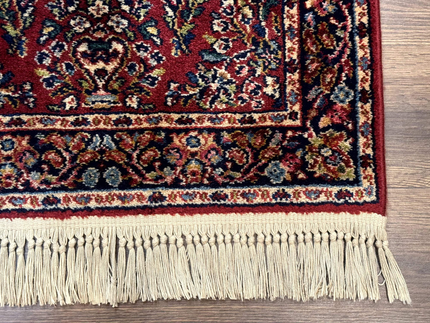 Karastan Runner Rug 2.6 x 8.6, Red Sarouk #785, Original 700 Series, Wool, Rare