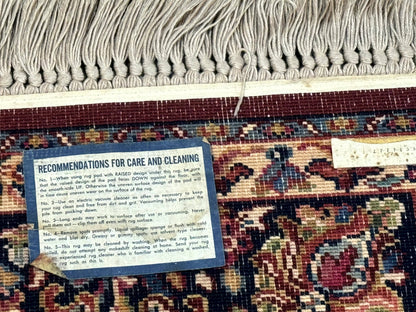 Karastan Red Sarouk Rug 5.9 x 9 Vintage Wool Area Carpet 785 Original 700 Series