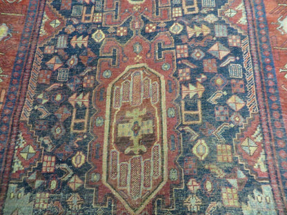 4' X 10' Antique Handmade Turkish Floral Tribal Oriental Wool Rug #627