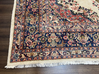 Persian Rug Hand Knotted Wool Hamadan 9x10 Antique Oriental Carpet