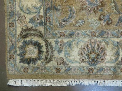 Jaipur Vintage Wool Rug Handcrafted Indian Floral