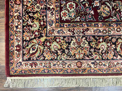Karastan Rug 9x12 Red Sarouk #785, Wool Karastan Carpet, Discontinued Vintage, Original 700 Series, Karastan Area Rug