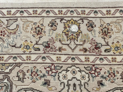 Hand Knotted Persian Rug 2.5 x 4 Vintage Wool Floral Medallion Oriental Carpet