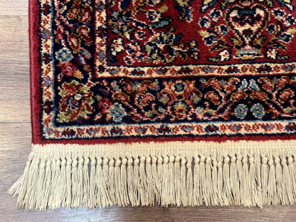 Karastan Runner Rug 2.6 x 8.6, Red Sarouk #785, Original 700 Series, Wool, Rare