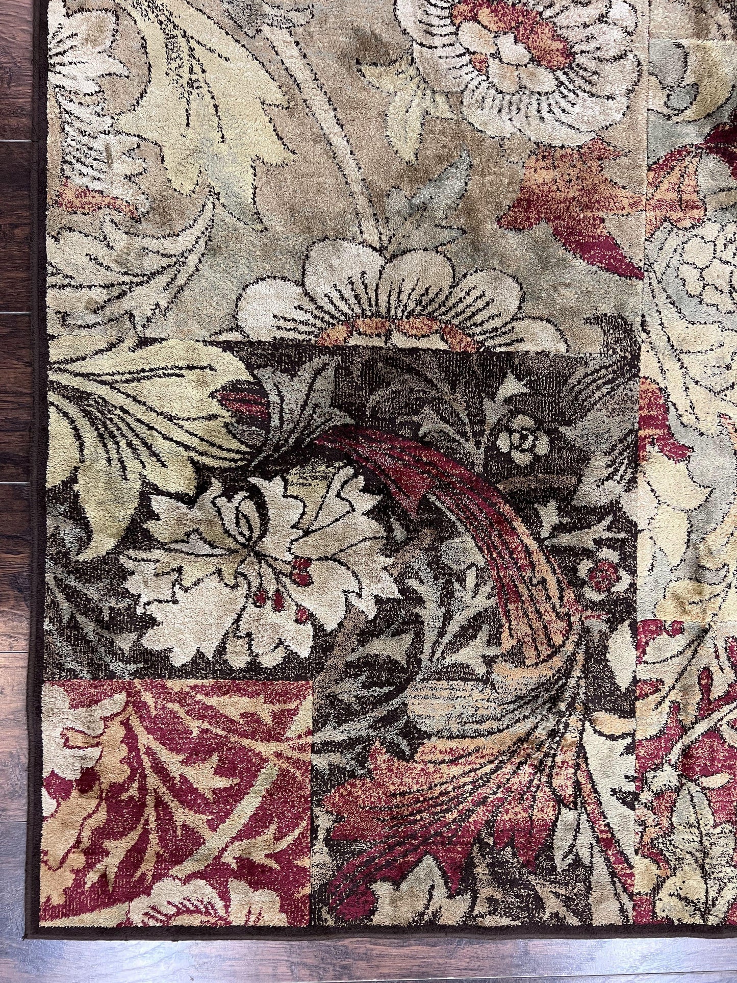 Modern Abstract Area Rug 5x7 Floral Design Multicolor Contemporary Carpet