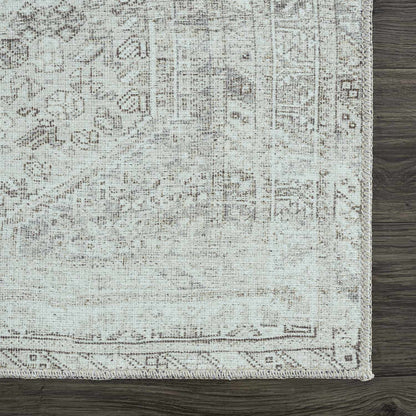 Sage Washable Flat Pile Rug - Cozy Home Decor Accent