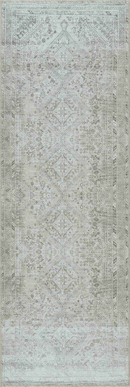 Sage Washable Flat Pile Rug - Cozy Home Decor Accent