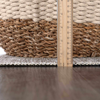 Sage Washable Flat Pile Rug - Cozy Home Decor Accent