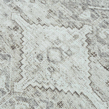 Sage Washable Flat Pile Rug - Cozy Home Decor Accent