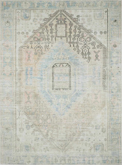Vintage Washable Area Rug - Soft Durable Home Décor