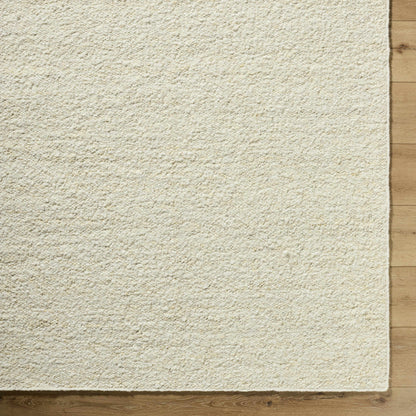 Off-White Wool Area Rug - Elegant Soft Versatile Home Decor