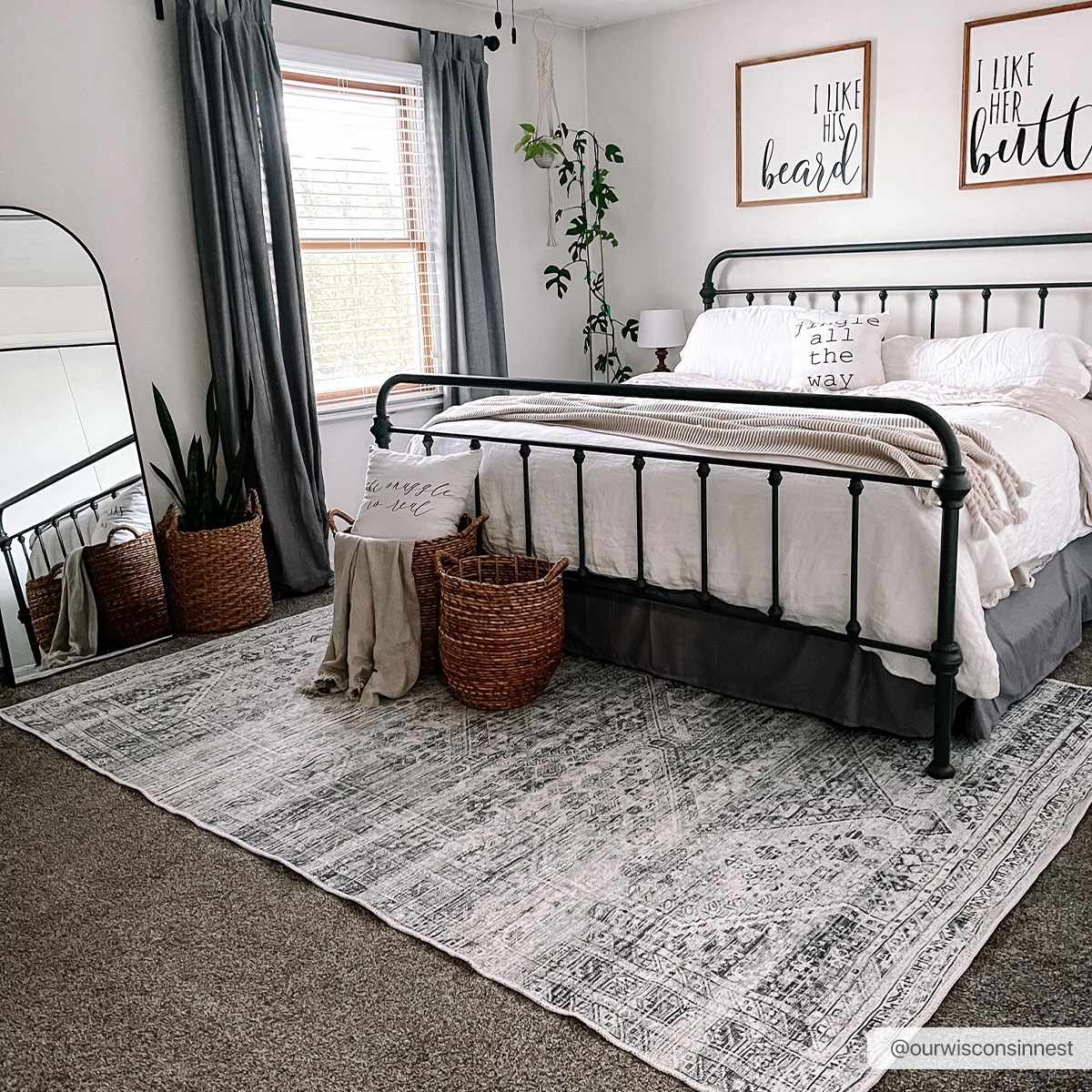 Sage Washable Flat Pile Rug - Cozy Home Decor Accent