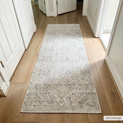 Sage Washable Flat Pile Rug - Cozy Home Decor Accent