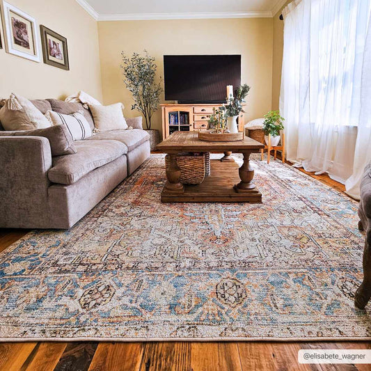 Non-Slip Washable Area Rug - Stylish Durable Home Decor